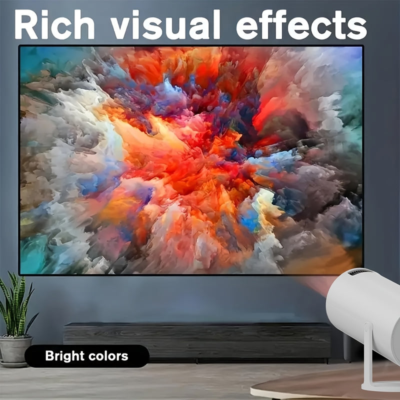 Proyector de Luz Galaxy para Dormitorio, Lámpara LED HD Cielo Estrellado, Iluminación Ambiental - Regalo Perfecto para Fiestas y Vacaciones, Pantalla de Proyección Doble Cara Portátil Ideal para Home Theater y Oficina