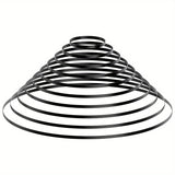 10 unidades de cinturones de goma negra de alta calidad para platos giradiscos - Superficie suave y duradera para reproductores de discos fonográficos, accesorio para platos giradiscos de vinilo | Cinturón de superficie suave | Construcción duradera, acc