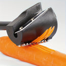 1pc Cortador Espiral para Zanahorias, Rábanos, Patatas, Pelador de Frutas, Dispositivo para Tallar Flores, Herramienta de Corte de Verduras para Cocina