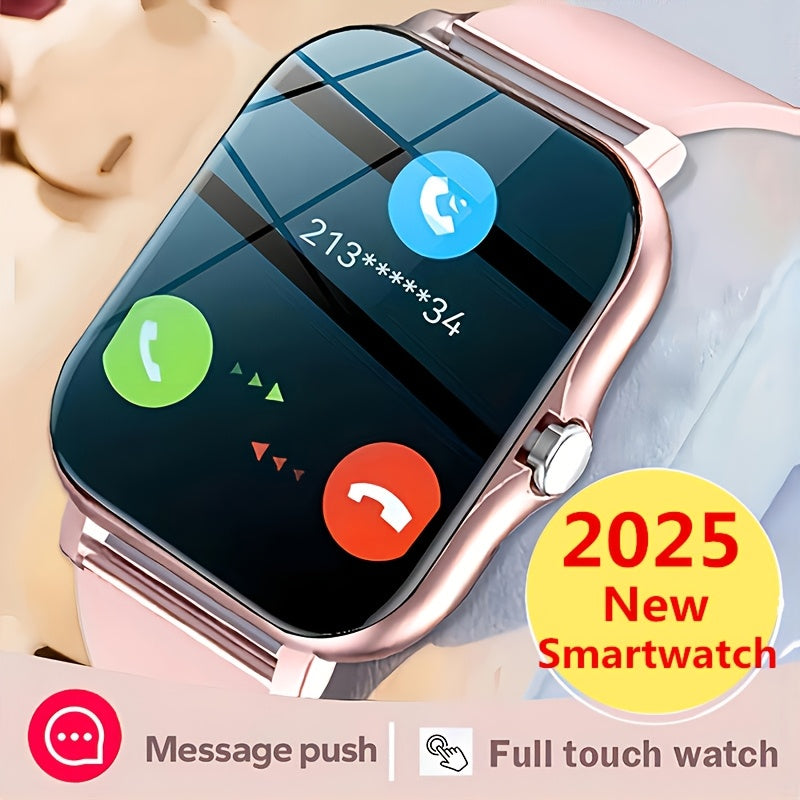 Reloj Inteligente Unisex con Llamadas Inalámbricas, Asistente de Voz AI, Pantalla Táctil Completa, Notificaciones de Mensajes y Múltiples Modos Deportivos - Compatible con Teléfonos Android y Apple