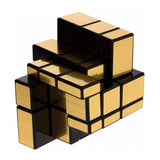 Cubo Rubik 3D Rompecabezas Mágico Cubo Rubik Mirror Dorado