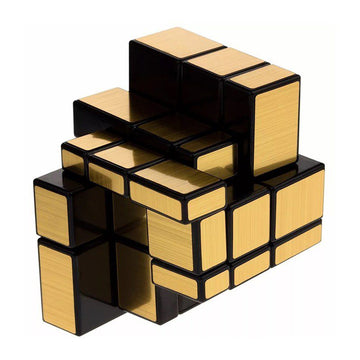 Cubo Rubik 3D Rompecabezas Mágico Cubo Rubik Mirror Dorado