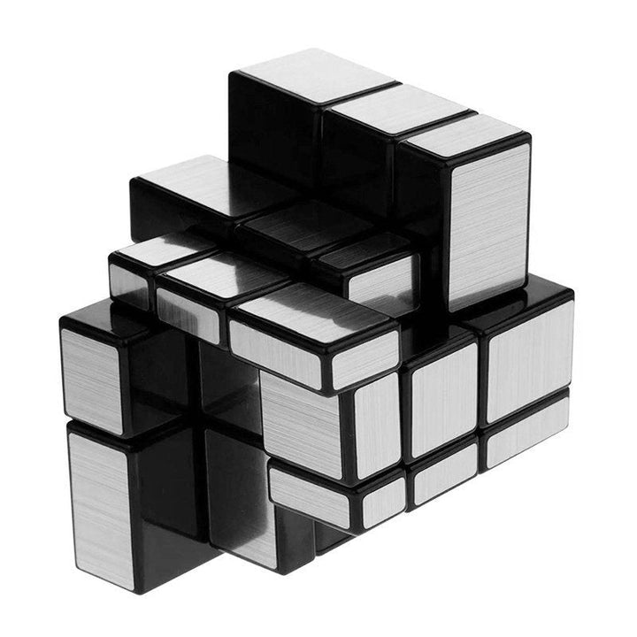 Cubo Rubik 3D Rompecabezas Mágico Cubo Rubik Mirror Plateado