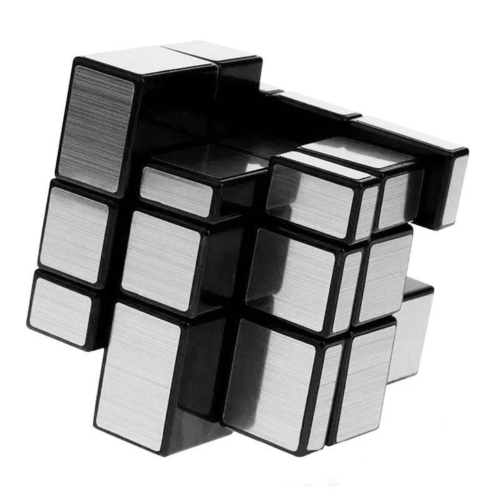Cubo Rubik 3D Rompecabezas Mágico Cubo Rubik Mirror Plateado