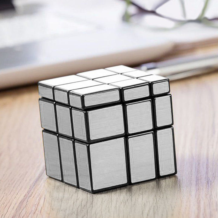 Cubo Rubik 3D Rompecabezas Mágico Cubo Rubik Mirror Plateado