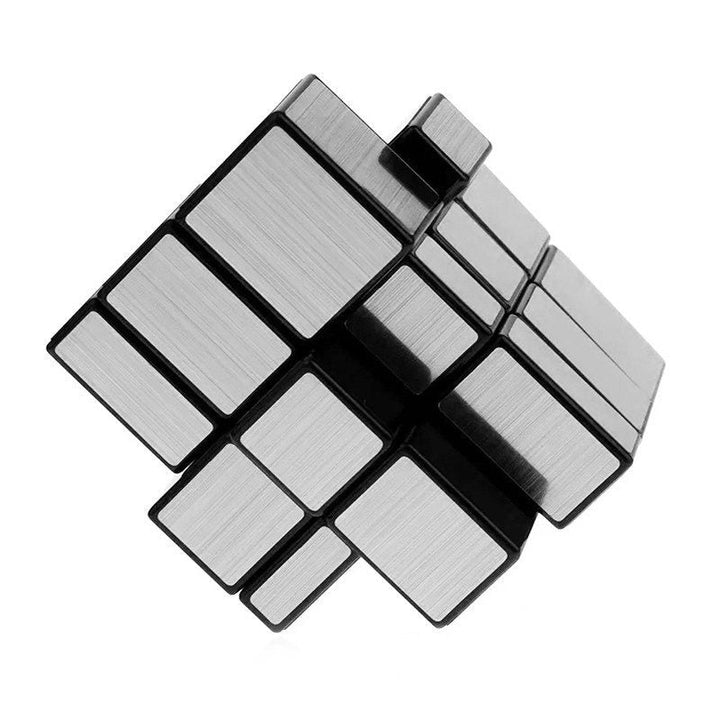 Cubo Rubik 3D Rompecabezas Mágico Cubo Rubik Mirror Plateado