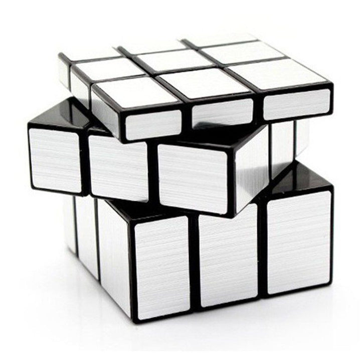 Cubo Rubik 3D Rompecabezas Mágico Cubo Rubik Mirror Plateado