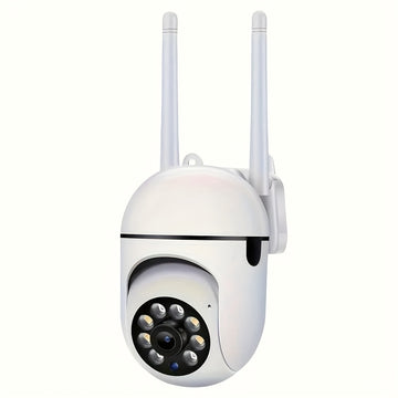Cámara de seguridad Ourlife HD 1080P, vigilancia inteligente para el hogar con WiFi, seguimiento automático, monitoreo inalámbrico IP para exteriores día y noche, detección de personas/mascotas, Wi-Fi de 2.4GHz, protección de seguridad 1080P 2.4G, visión