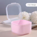 1pc Herramienta de Manicura, Contenedor para Esterilización de Caja Limpiadora de Uñas, Bandeja de Desinfección Adecuada para Accesorios de Manicura con Canasta de Drenaje Rosa