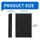 2 Pares de Almohadillas Aislantes para Altavoces de Alta Densidad - Espuma Negra para Estudio de Grabación Acústica con Absorción de Vibraciones, 27.99cm x 19.0cm x 3.99cm para Mejora del Sonido y Aislamiento de Subwoofers, Paneles Insonorizados