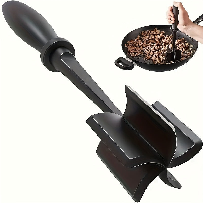 1pc ABERZEY Picadora de Carne de Plástico Resistente al Calor - Trituradora Manual de Carne para Hamburguesas, Molinillo de Carne para Hacer Hamburguesas, Pavo y Más - No Necesita Electricidad