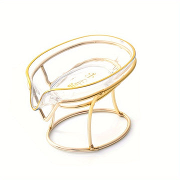 1 ud., Caja de Jabón para el Hogar con Drenaje, Estante de Almacenamiento Creativo sin Perforación, Jabonera, Accesorios de Baño