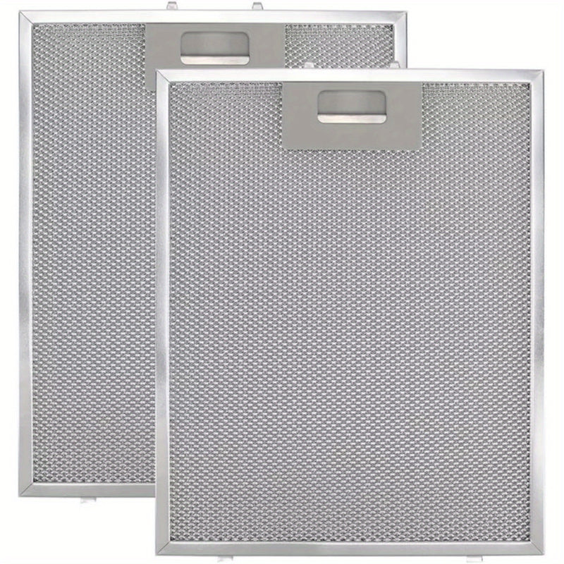 2 Piezas SB08087294 Filtro de Campana Extractora Compatible con Broan RM523004, RM533004, RM51000 - Malla de Aluminio de 5 Capas Resistente, Instalación Fácil Clip-On, Compatibles con Campanas Broan y Similares (2 Unidades), Purificación de Aire para Coc