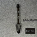1pc Llave Torx Negra Multiusos de 5mm de Grosor, Llave Doble Ajustable de Autoajuste, Tamaño de Boca de Llave 3-17mm, Herramienta Manual Portátil para Automoción y Uso Doméstico