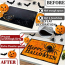 Tapete Protector de Estufa Integrado 2D Plano - Cubierta para Cocina con Forro de Goma, Decoración de Halloween, Ideal para Cualquier Cocina, 1 Unidad, Diseño 2D Plano
