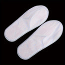 30 Pares de Zapatillas Desechables para Hoteles - Zapatillas Higiénicas y Transpirables para Spa, Grises y Blancas, Cómodas para Viajes y Uso en Espacios de Limpieza, Suministros de Poliéster Duraderos de Un Solo Uso