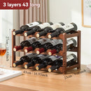 Pequeño estante para vinos de encimera para el hogar, conveniente y hermoso, se puede utilizar en la cocina, el restaurante, la oficina y otras escenas.