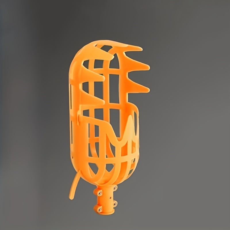 Herramienta ergonómica para recoger frutas - Polipropileno amarillo, reutilizable y ligera para cosechar en el jardín, ideal para huertos y granjas, material seguro para el consumo, herramienta para cosechar en el jardín | Equipo práctico para jardinería