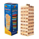 Torre Tipo Jenga 48 Bloques En Madera Juego de Mesa + Dados TJ01-JJM
