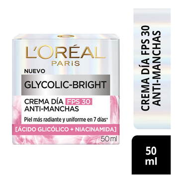 CREMA LOREAL 50ML GLYCOLIC DAY SPF30