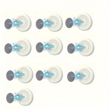 6/10pcs Ganchos Magnéticos Fuertes - Fácil Instalación de Soporte de Control Remoto Montado en la Pared, Organizador Multifuncional para Nevera y Hogar, Adhesivo Sin Taladro, Ideal para Almacenamiento de Enchufes de CA