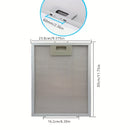 2 Piezas SB08087294 Filtro de Campana Extractora Compatible con Broan RM523004, RM533004, RM51000 - Malla de Aluminio de 5 Capas Resistente, Instalación Fácil Clip-On, Compatibles con Campanas Broan y Similares (2 Unidades), Purificación de Aire para Coc