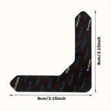 Cinta adhesiva de doble cara para alfombras, disponible en 4, 8 o 16 unidades, diseñada para prevenir resbalones. Esta cinta lavable es adecuada para alfombras de área y puede ser reutilizada, lo que la hace ideal para pisos de madera y baldosas.