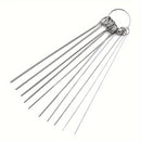 Kit de limpieza de cabeza de ducha de acero inoxidable: 10/30pcs agujas de limpieza de tamaños múltiples para una limpieza y desincrustación fáciles - Adecuado para uso doméstico y al aire libre