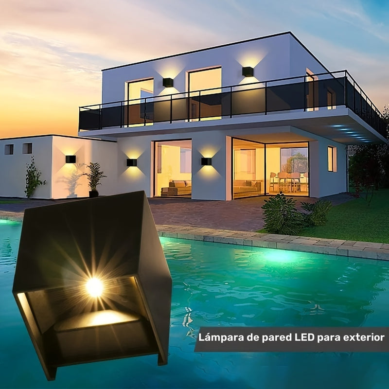 Lámparas de pared para sala, lámpara LED de 6W, luz interior AC 85-265V, aplique de pared LED moderno negro, iluminación montada en pared para sala, pasillo y dormitorios