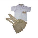 CONJUNTO BAUTIZO NIÑO CORTO 754 BABY TOO