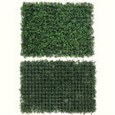 5 piezas de paneles de pared de boj artificial - Verde oscuro plástico, follaje artificial, resistente al tiempo y fácil de instalar, 39,88 cm x 59,94 cm, perfecto para decoración interior y exterior, valla de privacidad, fondo de boda, paisajismo para h