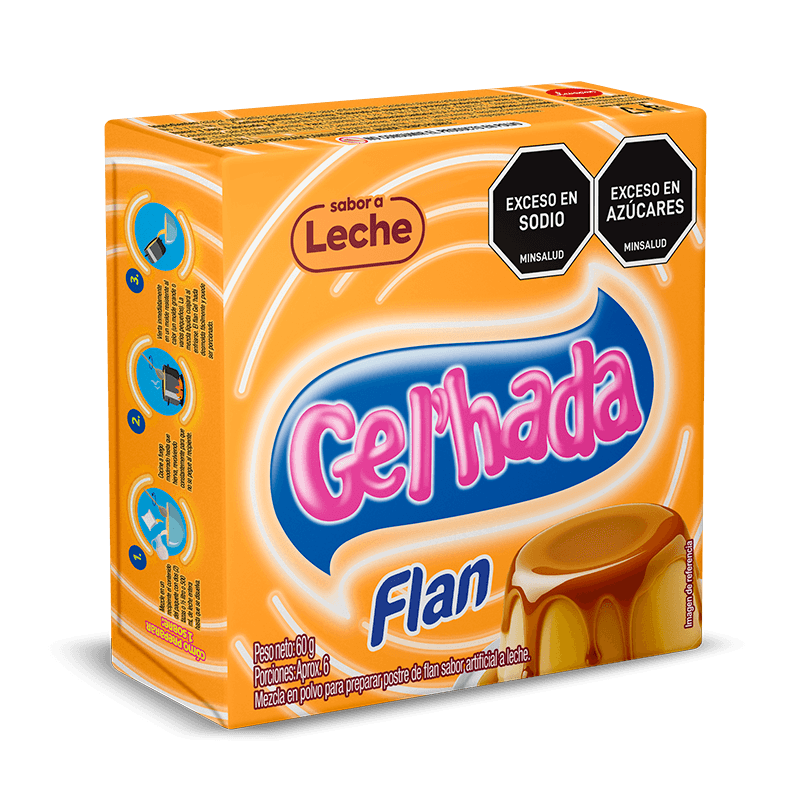 FLAN GELHADA 60G LECHE