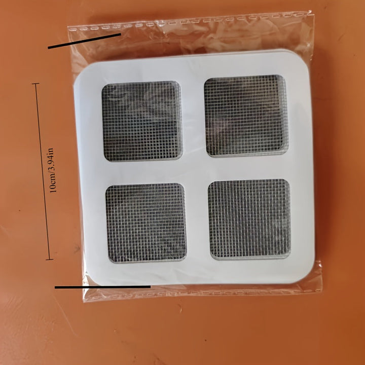 50pcs Trampa De Pelo Desechable, Cubierta De Filtro De Drenaje De Ducha Para Enchufe De Pelo, Pegatina De Pantalla De Filtro De Fregadero De Piso, Enchufe De Pelo Para Bañera De Baño