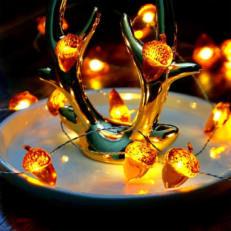 Luces LED de Girasol y Piña para Acción de Gracias - Amarillas, Luces Nocturnas Decorativas a Pilas para Espacios Interiores, Perfectas para Navidad, Halloween, Bodas y Más (Pilas No Incluidas)