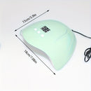1 lámpara profesional para manicura con temporizador digital y sensor inteligente, el regalo perfecto para mujeres