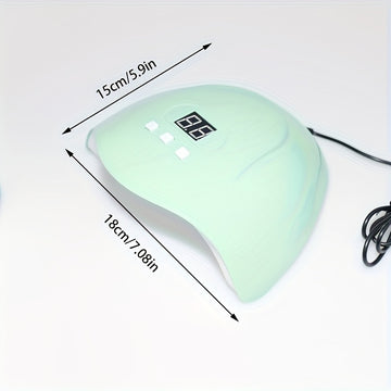 1 lámpara profesional para manicura con temporizador digital y sensor inteligente, el regalo perfecto para mujeres