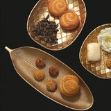 Bandeja elegante de snacks nórdicos dorados - Bandeja de madera de estilo para dulces, chocolate y más, ideal para decorar la sala de estar o la mesa de la casa, bandeja de dulces