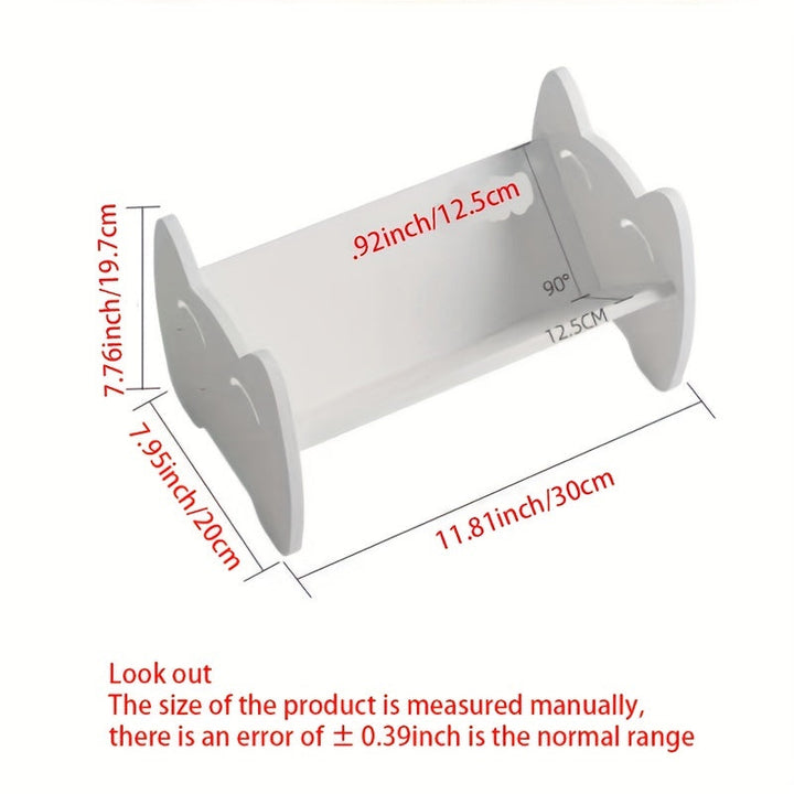 Estantería de Escritorio Compacta de PVC - Diseño de Fácil Inserción, Organizador de Almacenamiento Ligero para Oficina y Hogar, Organizador de Escritorio y Cajón para Almacenamiento Doméstico
