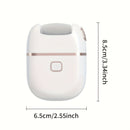 1 Pieza de Lima Eléctrica Recargable para Pies con 3 Cabezales Reemplazables, Cabeza Gruesa para Exfoliación Intensa, Portátil y Fácil de Usar, Carga USB