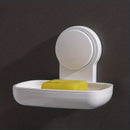 Soporte para Jabón con Ventosa Simple/Doble - Montaje Adhesivo Sin Taladro, Succión Potente, Diseño Ovalado de Plástico para Ducha, Baño y Fregadero - Organizador Removible de Esponjas y Jabones, Accesorio Moderno para Baño, Instalación sin Perforaciones