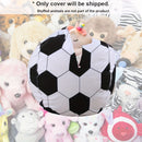 1 Funda Grande para Silla de Fútbol Bean Bag, Incluye Juguete de Perezoso de Peluche - Fibra de Poliéster, Plegable, Lavable a Mano, Adecuada para Decoración Multifuncional de Habitaciones de Adolescentes - No Necesita Electricidad ni Baterías