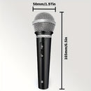 Microfono Dinámico Rzosom con Cable y Conector de 6.5mm - , para Karaoke, Presentaciones en Vivo, Reuniones y Streaming Doméstico, Alimentación por DC, Malla Reductora de Explosivos, Diseño Elegante, Equipo de Audio para Reuniones, Construcción Robusta,