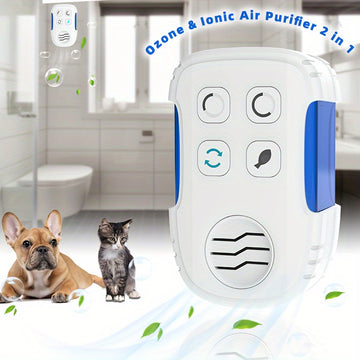 Purificadores de Aire de Enchufe para el Hogar, Mini Eliminador de Olores, Función Dual de Iones Negativos para Eliminar el Aroma de Mascotas en Dormitorio, Baño y Cocina