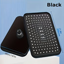 1 pieza, cabeza de ducha de pared de gran tamaño de alta presión - Diseño moderno de plástico negro, 304X118mm, cubrimiento completo del cuerpo con flujo de agua uniforme, fácil de instalar para el baño del hogar, soporte de cabeza de ducha, accesorios d