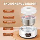 Fabricante de yogur probiótico con máquina de yogur totalmente automática multifunción para yogur orgánico en el hogar, queso, vino de fruta