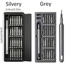 Juego de destornilladores de precisión 25 en 1, acero inoxidable, multifuncional, plástico resistente, sin carga, para desarmar y reparar teléfonos móviles y tabletas