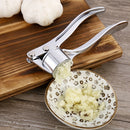 Prensa de ajo de aleación de zinc - 1pc, manual portátil de ajo y jengibre, gadget de cocina, a prueba de óxido, fácil de exprimir, no necesita electricidad