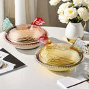 Tarro de Cristal con Forma de Gallo Elegante y Tapa - Diseño Intrincado en Rosa, Verde y Amarillo - Ideal para Dulces, Snacks o Decoración de Mesa - Lavado a Mano Únicamente - Apto para Todas las Estaciones
