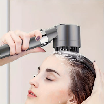 Cabeza de ducha de mano con presión, 3 modos de ajuste de salida de agua, cabeza de ducha redonda para masaje, rociador de ducha, boquilla de ducha, cabeza de rociador de ducha, accesorios de baño, hardware de baño.