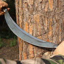 Raspador de Corteza Manual Resistente - con Hoja Curva Afilada, Mango Antideslizante para Jardinería y Paisajismo, Construcción en Acero al Manganeso para Podar Árboles, Preparación del Suelo, Pelado de Corteza - Herramienta Profesional y Doméstica, Dise